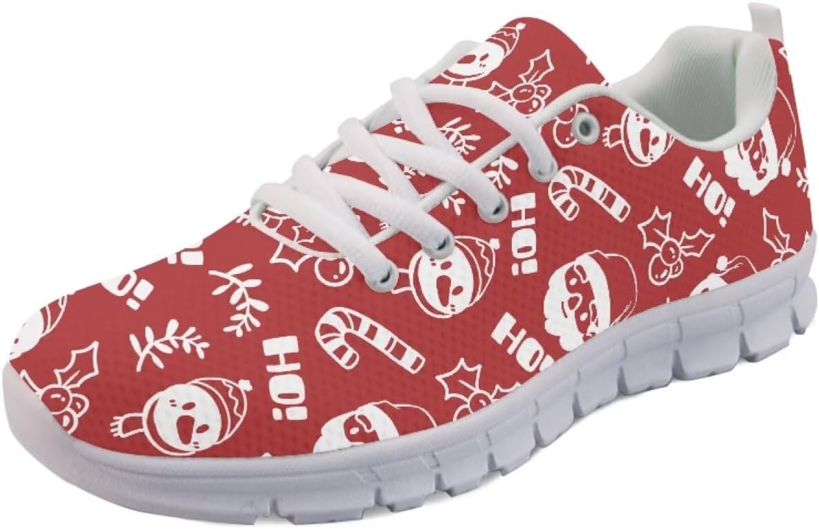 Кроссовки Forchrinse для женщин и мужчин, повседневные, с шнуровкой, для бега и тенниса, обувь для праздников и вечеринок, Santa Claus Snowman Print
Кроссовки Forchrinse для женщин и мужчин, повседневные, с шнуровкой, для бега и тенниса, обувь для праздников и вечеринок, Santa Claus Snowman Print