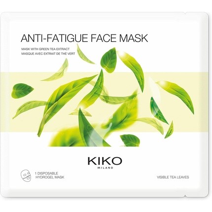 KIKO Milano Antifatigue Face Mask Увлажняющая гидрогелевая маска для лица с экстрактом зеленого чая
KIKO Milano Antifatigue Face Mask Увлажняющая гидрогелевая маска для лица с экстрактом зеленого чая