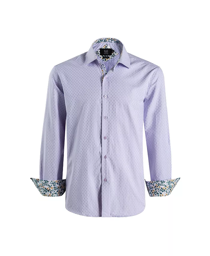 Рубашка для мальчиков Big Boys лавандового цвета в slim fit с жаккардовым рисунком в горошек Elie Balleh, фиолетовый
Рубашка для мальчиков Big Boys лавандового цвета в slim fit с жаккардовым рисунком в горошек Elie Balleh, фиолетовый