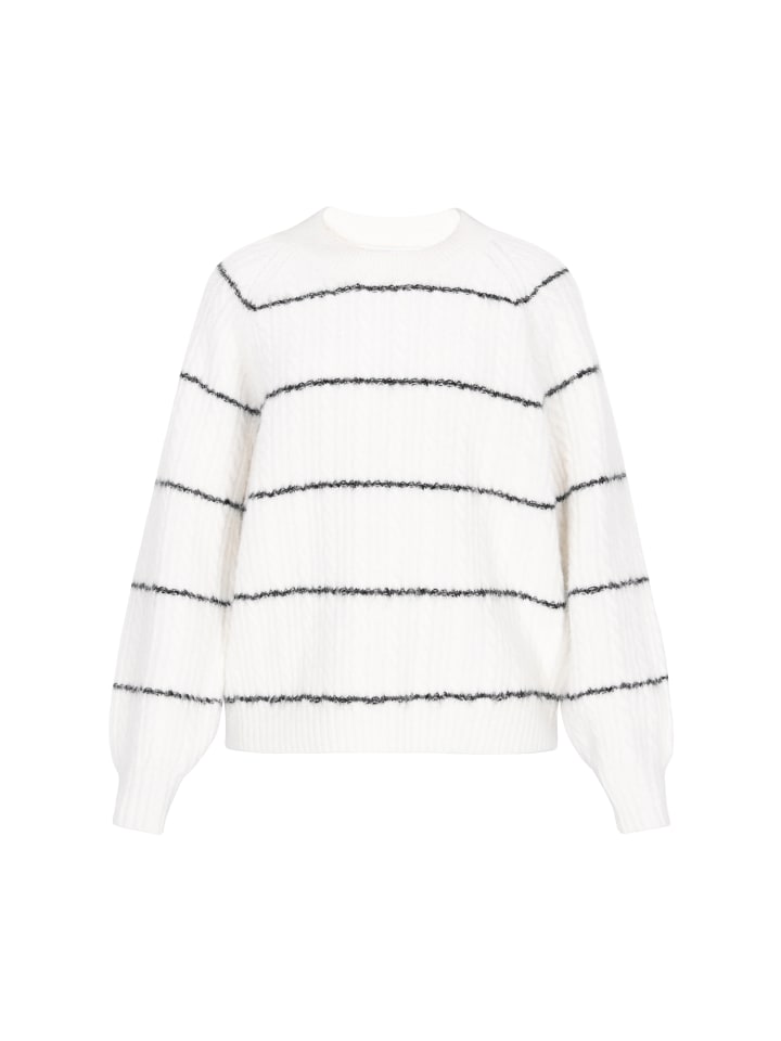 Женский свитер в бежево-черном цвете usha BLUE LABEL
Женский свитер в бежево-черном цвете usha BLUE LABEL