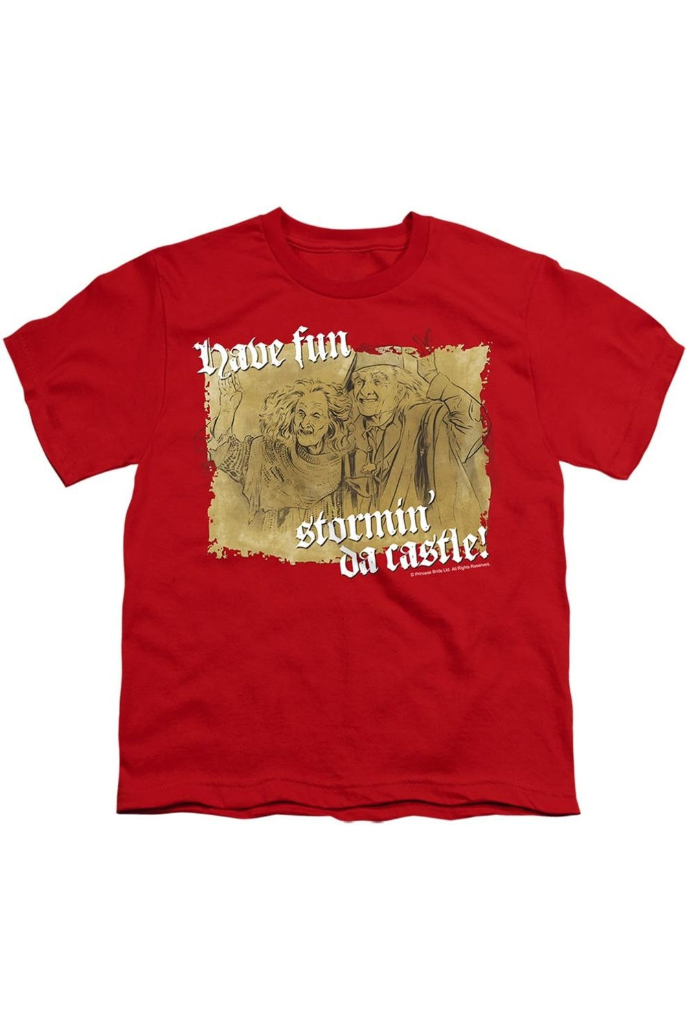 Футболка с коротким рукавом для детей "Принцесса-невеста: Штурм замка" Gildan, красный
Футболка с коротким рукавом для детей "Принцесса-невеста: Штурм замка" Gildan, красный