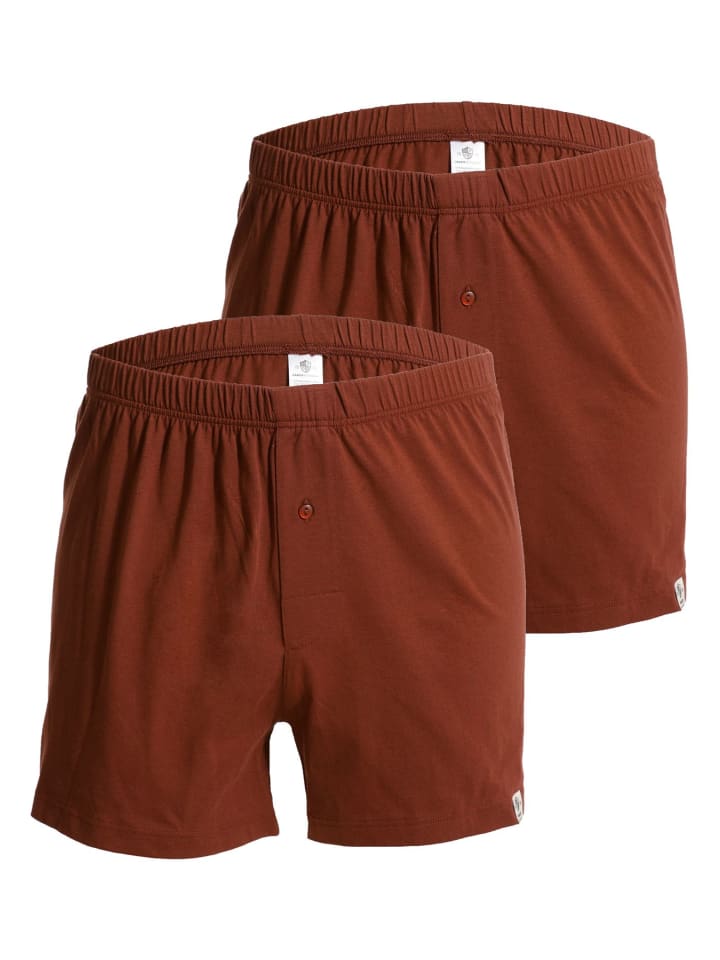 Haasis Bodywear Комплект из 2 штук: боксерские трусы бордового цвета
Haasis Bodywear Комплект из 2 штук: боксерские трусы бордового цвета