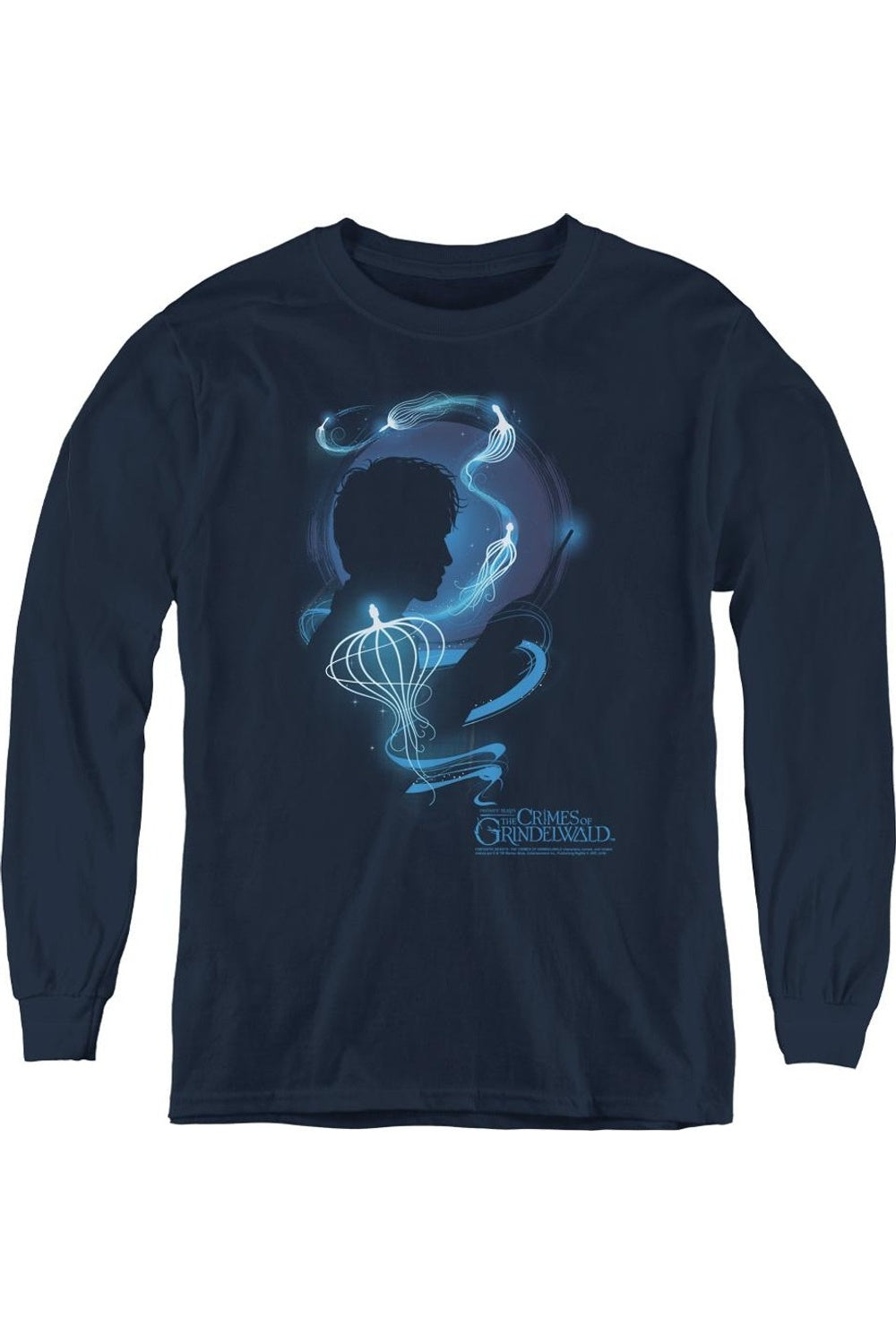 Фантастические твари 2 футболка с силуэтом Ньюта с длинным рукавом для подростков Gildan, темно-синий
Фантастические твари 2 футболка с силуэтом Ньюта с длинным рукавом для подростков Gildan, темно-синий