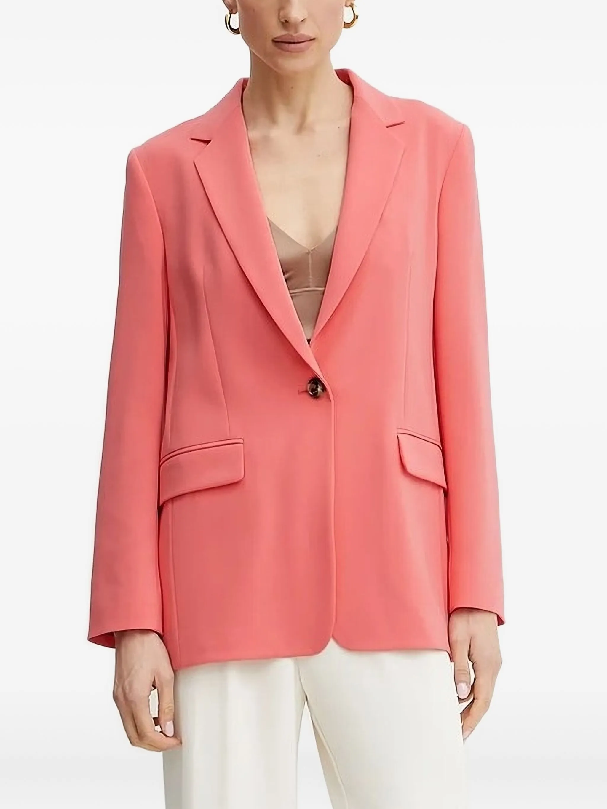 Блейзер с заостренными лацканами Boss, розовый
Блейзер с заостренными лацканами Boss, розовый