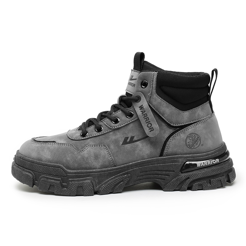 WARRIOR Серые короткие ботинки мартинс мужские, цвет Gray
WARRIOR Серые короткие ботинки мартинс мужские, цвет Gray