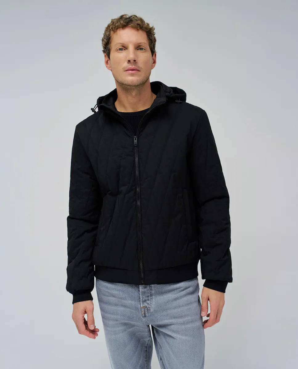 Стеганая куртка мужская с карманами Salsa Jeans, черный 
Стеганая куртка мужская с карманами Salsa Jeans, черный