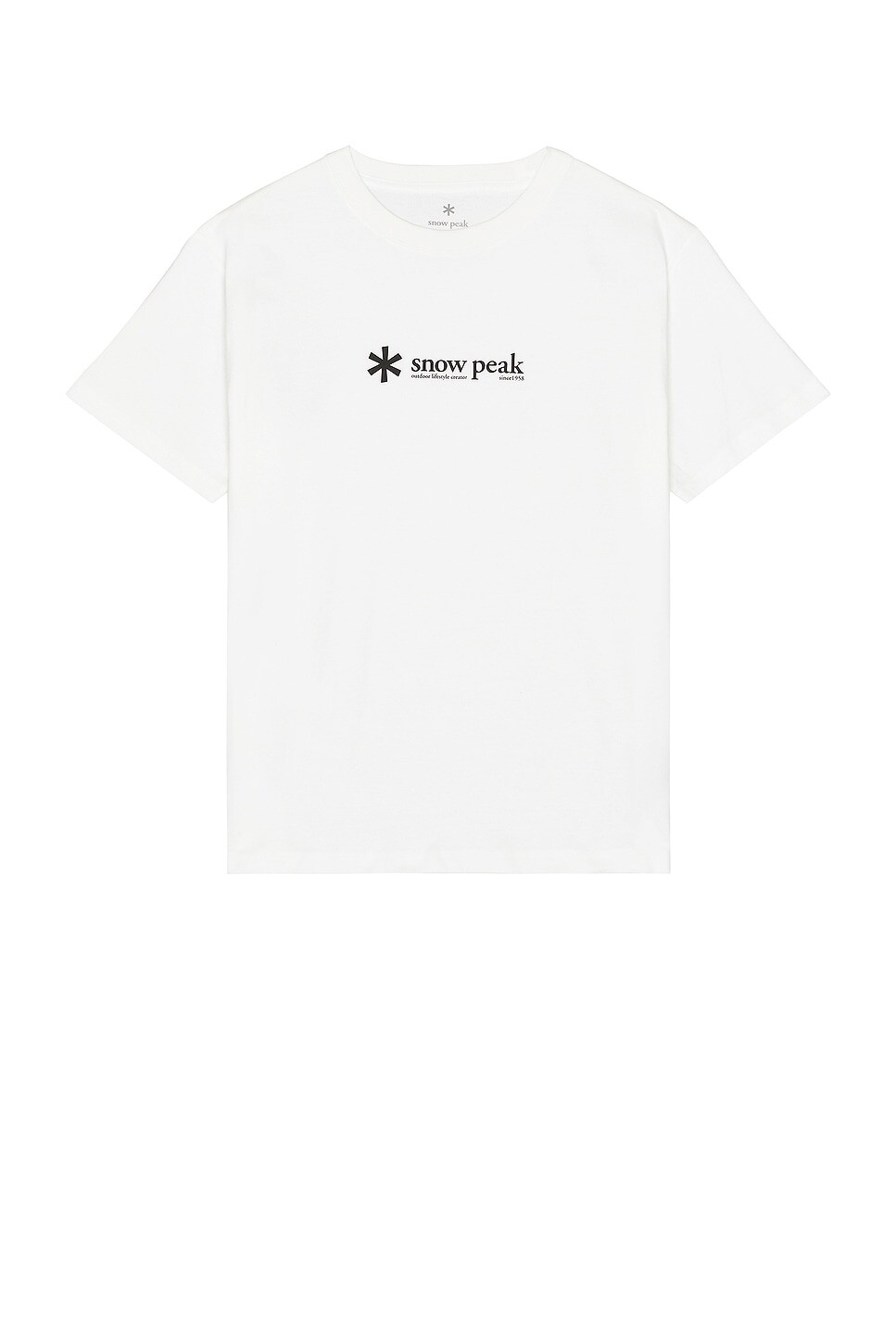 Мягкая хлопковая футболка с короткими рукавами и логотипом Snow Peak, белый
Мягкая хлопковая футболка с короткими рукавами и логотипом Snow Peak, белый