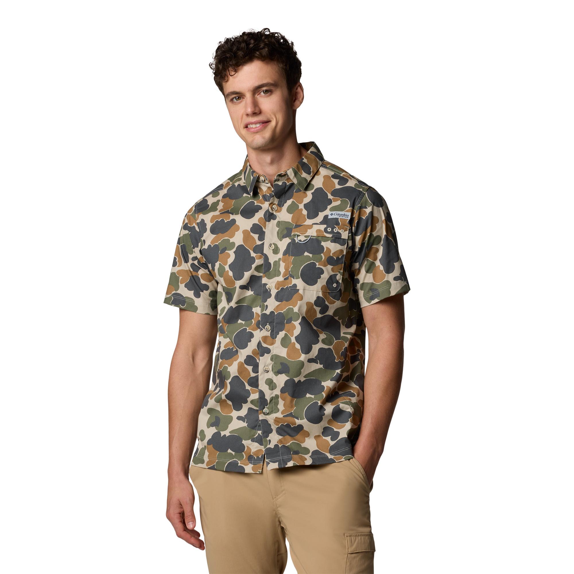 Мужская рубашка с коротким рукавом PFG Wild Cast Camp Columbia, Fossil Deltahunter Camo
Мужская рубашка с коротким рукавом PFG Wild Cast Camp Columbia, Fossil Deltahunter Camo