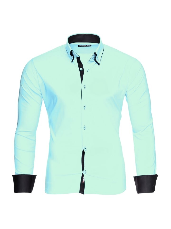 Рубашка RESLAD Hemd Alabama Kontrast, цвет mint-schwarz
Рубашка RESLAD Hemd Alabama Kontrast, цвет mint-schwarz
