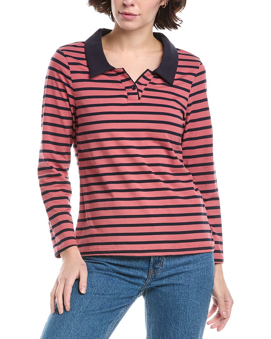 Полосатая рубашка-поло Lyra & Co, красный
Полосатая рубашка-поло Lyra & Co, красный