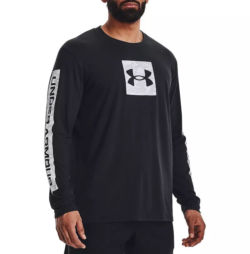 Мужская камуфляжная рубашка в спортивном стиле Under Armour с длинным рукавом
Мужская камуфляжная рубашка в спортивном стиле Under Armour с длинным рукавом