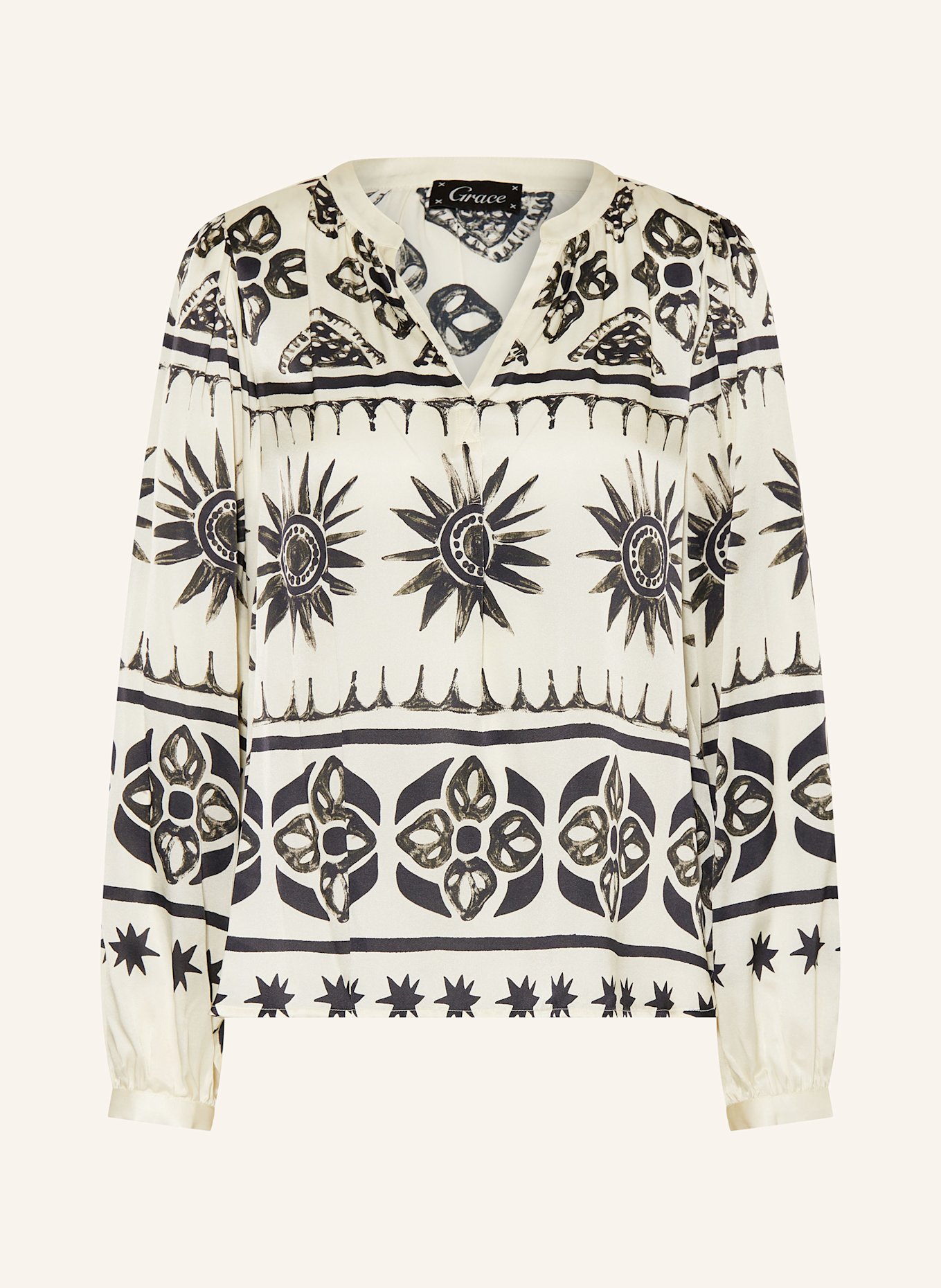 Блузка-Рубашка с шелком Grace, мультиколор
Блузка-Рубашка с шелком Grace, мультиколор