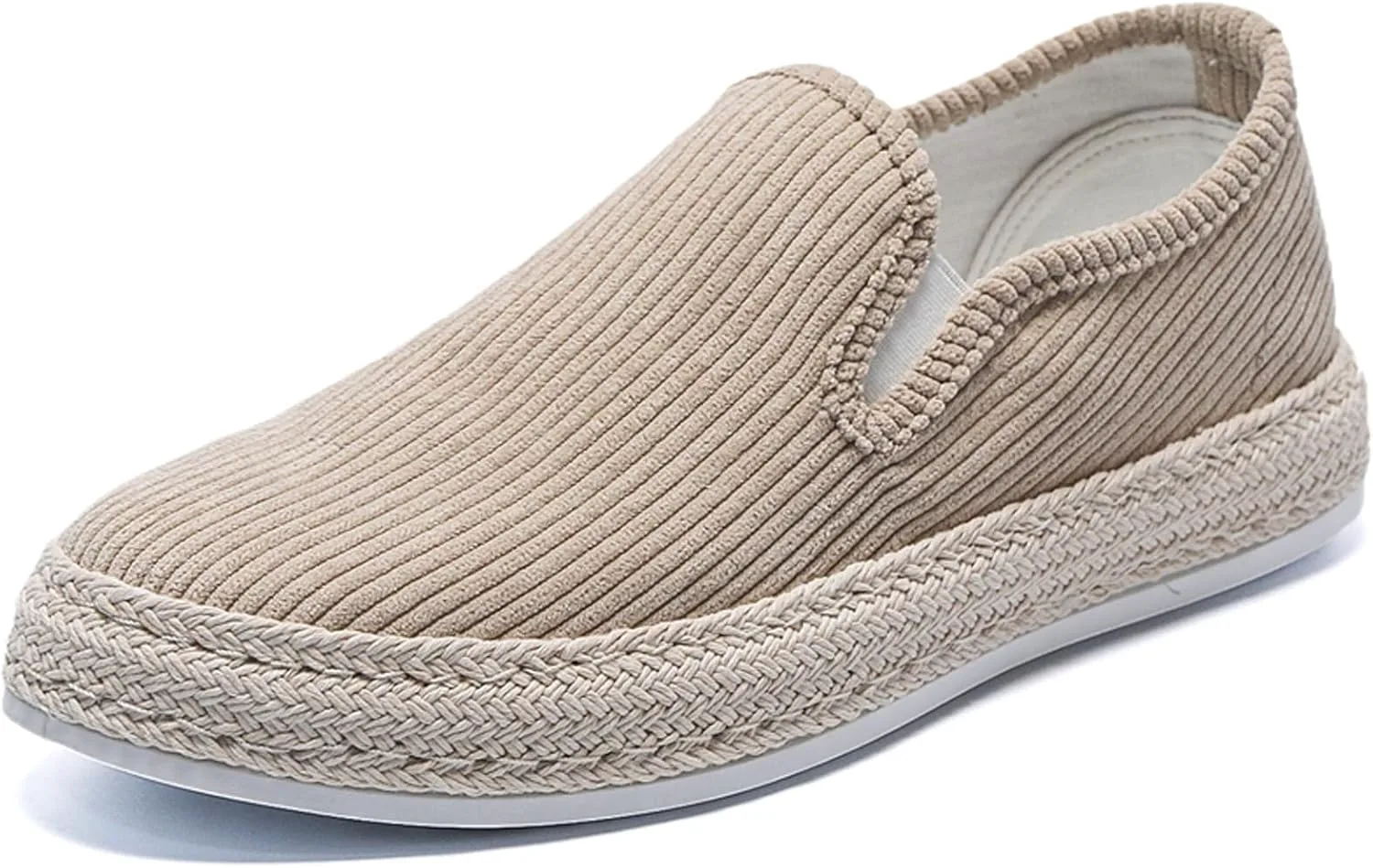 Мужские эспадрильи из плетеного вельвета, слипоны, рыбацкая обувь, тви-туфли, модные льняные дышащие нескользящие винтажные повседневные лоферы для прогулок и на лодку KCTRFSJ, бежевый
Мужские эспадрильи из плетеного вельвета, слипоны, рыбацкая обувь, тви-туфли, модные льняные дышащие нескользящие винтажные повседневные лоферы для прогулок и на лодку KCTRFSJ, бежевый