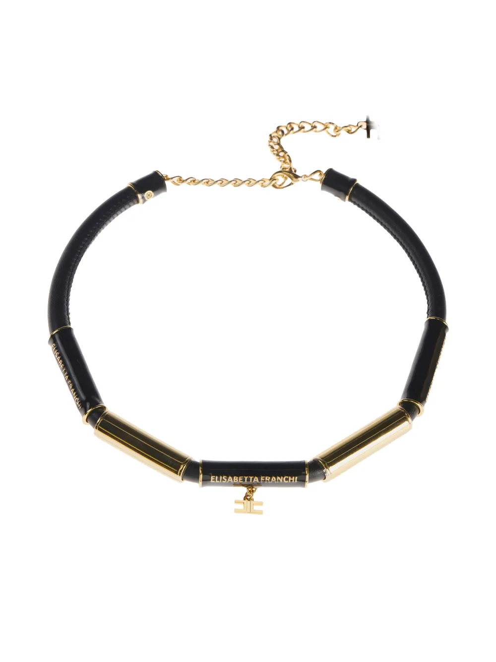Трубчатое колье Elisabetta Franchi, черный 
Трубчатое колье Elisabetta Franchi, черный