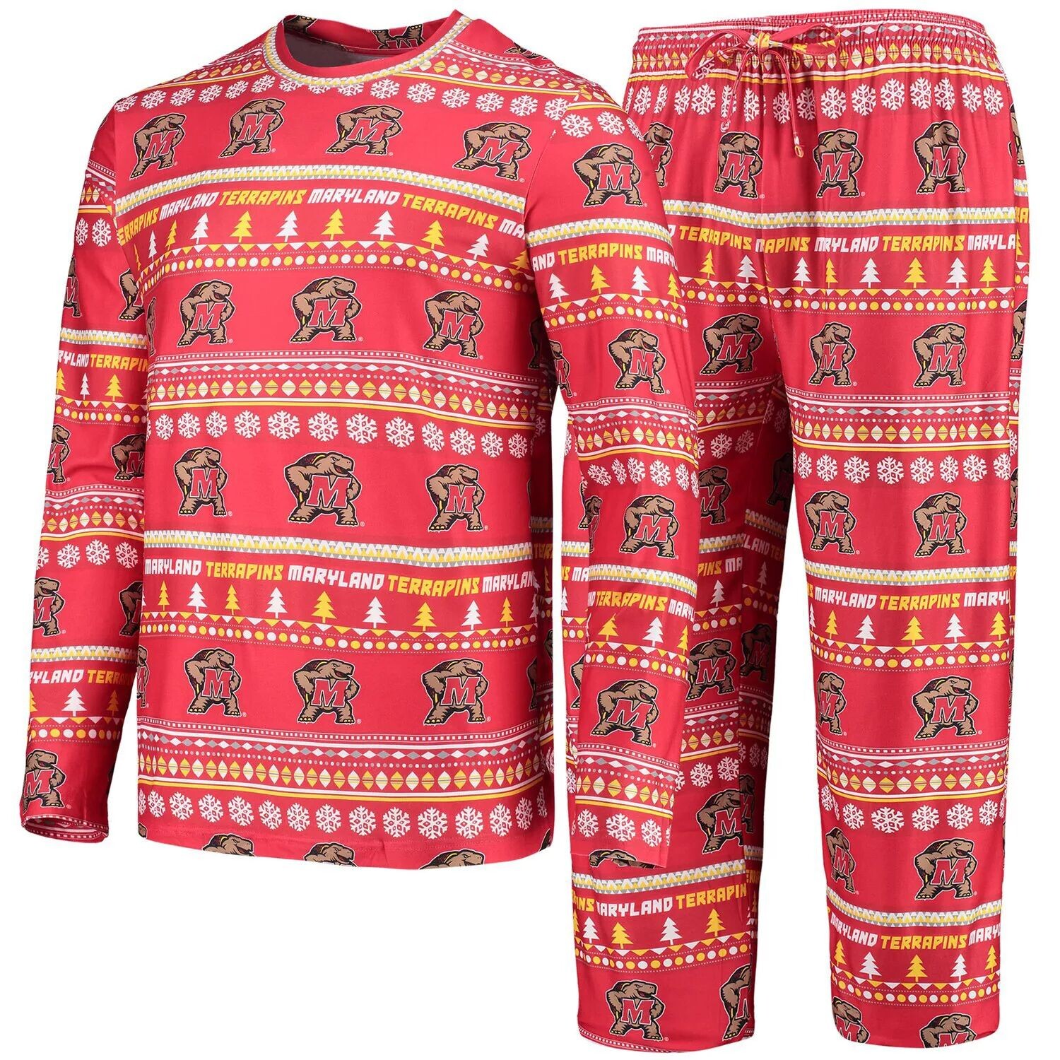 Men's Concepts Sport Red Maryland Terrapins Ugly Sweater Футболка с длинными рукавами и брюки Комплект для сна
Men's Concepts Sport Red Maryland Terrapins Ugly Sweater Футболка с длинными рукавами и брюки Комплект для сна