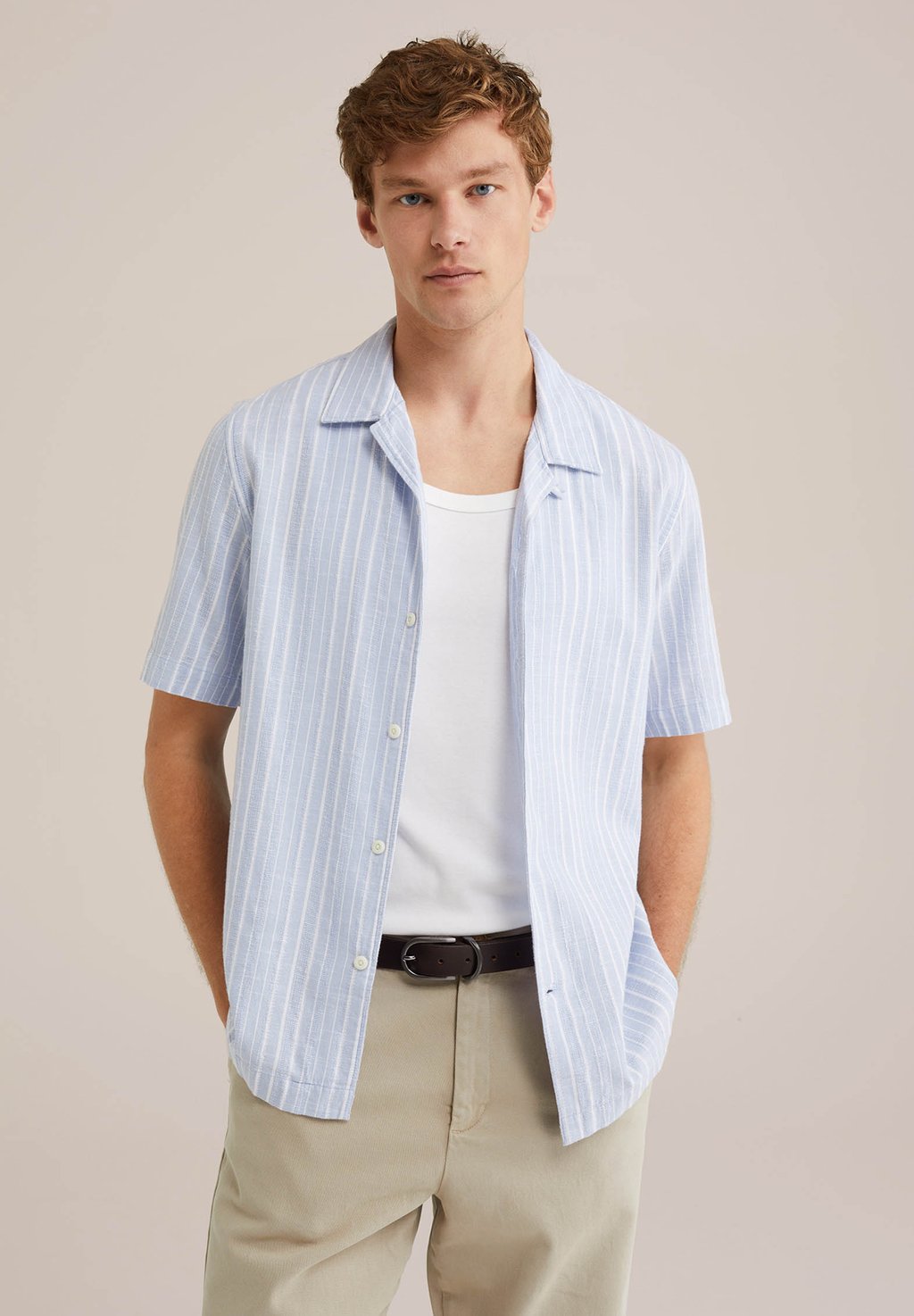 Рубашка WE Fashion, светло-голубой
Рубашка WE Fashion, светло-голубой