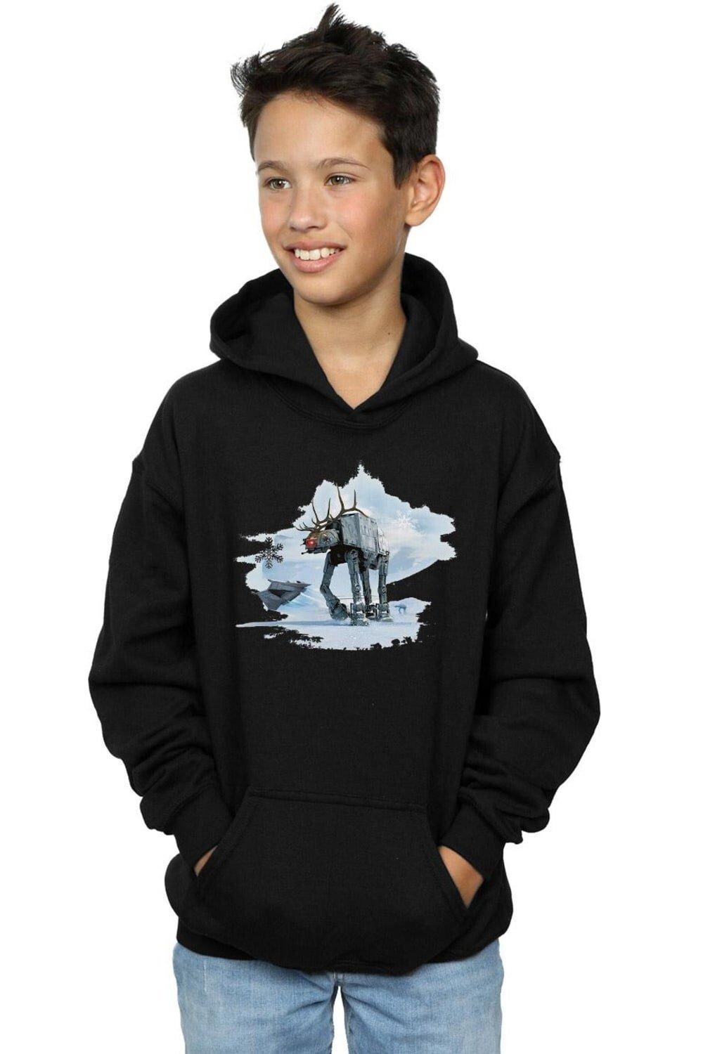 Толстовка Christmas AT-AT с оленями Star Wars, черный
Толстовка Christmas AT-AT с оленями Star Wars, черный