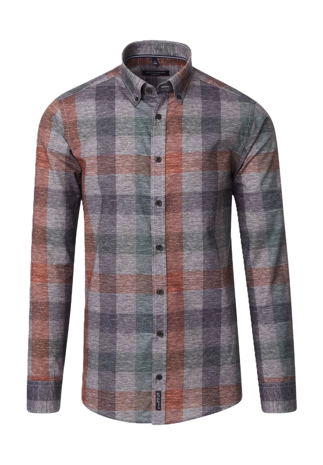 Повседневная рубашка, повседневный крой, с длинным рукавом, воротник на пуговицах, для мужчин CASAMODA, антарцитовый
Повседневная рубашка, повседневный крой, с длинным рукавом, воротник на пуговицах, для мужчин CASAMODA, антарцитовый