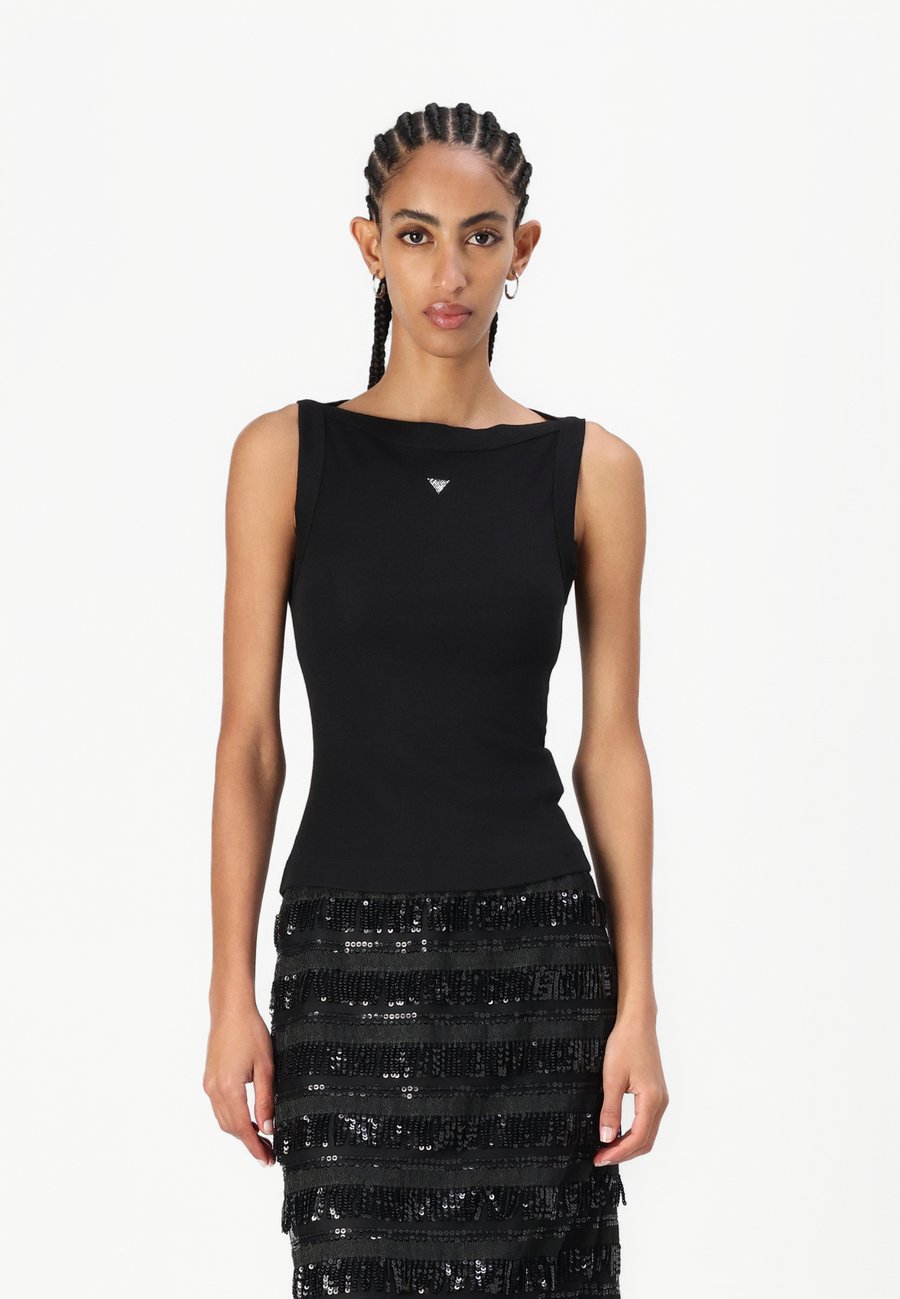 Топ Guess TINA TANK, Jet Black /Black
Топ Guess TINA TANK, Jet Black /Black