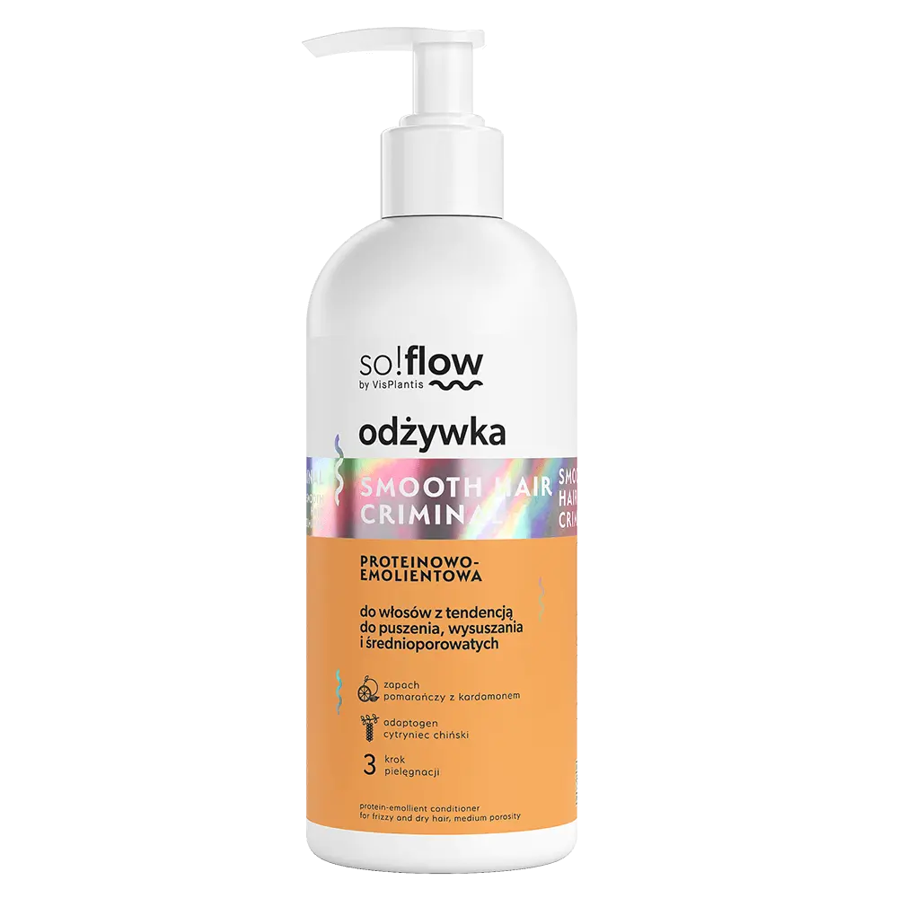 Протеиново-смягчающий кондиционер для волос So!Flow, 300 мл
Протеиново-смягчающий кондиционер для волос So!Flow, 300 мл