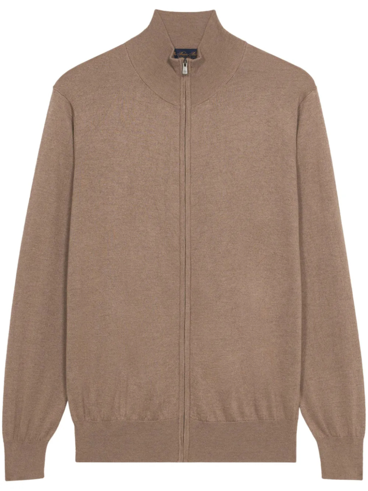 Кардиган на молнии Brooks Brothers, нейтральный
Кардиган на молнии Brooks Brothers, нейтральный