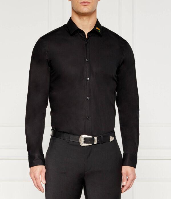 Рубашка мужская Hugo хлопковая классическая, черный
Рубашка мужская Hugo хлопковая классическая, черный