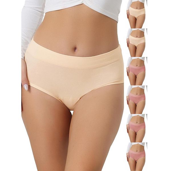 7 пар женских дышащих трусов Cotton Comfortable Stretch 3L High Waist Inspire Chic, Dark Pink Beige
7 пар женских дышащих трусов Cotton Comfortable Stretch 3L High Waist Inspire Chic, Dark Pink Beige