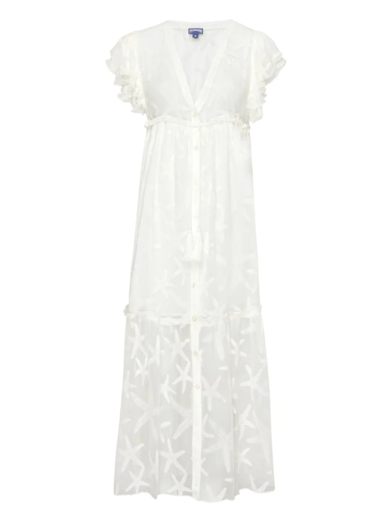 Шелковое платье миди Vilebrequin, белый
Шелковое платье миди Vilebrequin, белый