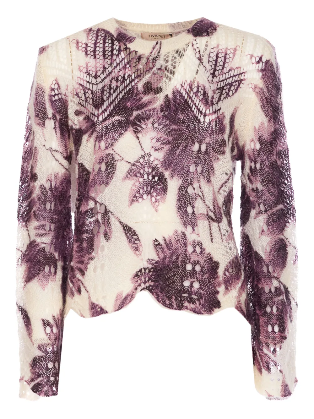 Свитер с цветочным узором TWINSET, белый
Свитер с цветочным узором TWINSET, белый