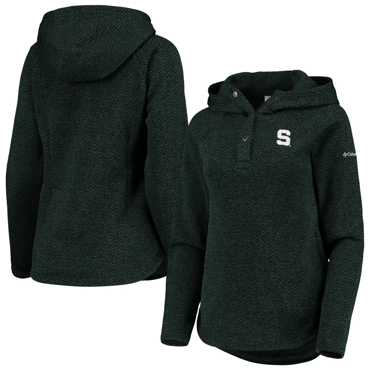 Женский флисовый пуловер с капюшоном Columbia Green Michigan State Spartans Darling Days реглан
Женский флисовый пуловер с капюшоном Columbia Green Michigan State Spartans Darling Days реглан