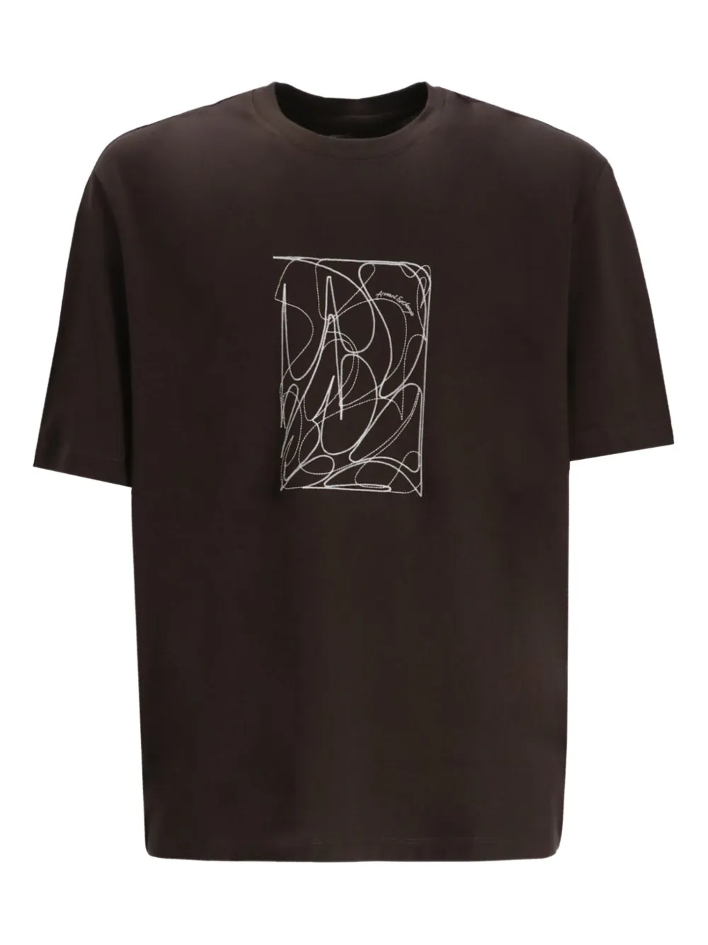 Футболка с графичным принтом Armani Exchange, коричневый
Футболка с графичным принтом Armani Exchange, коричневый