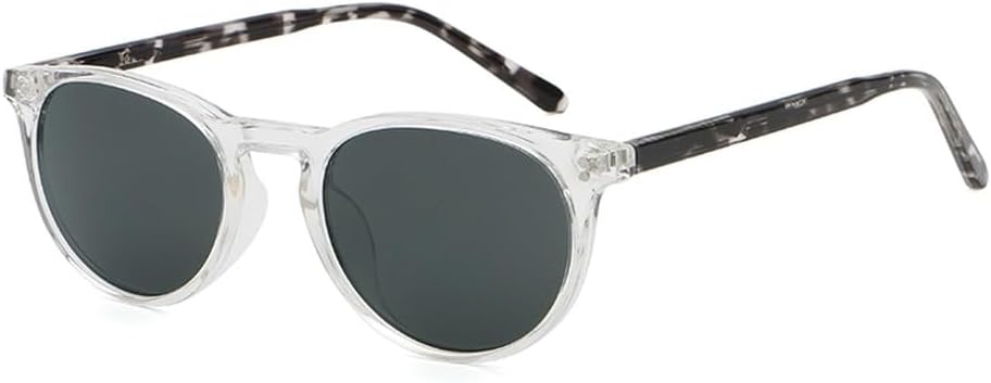 Модные солнцезащитные очки для женщин, зеленые, серые, коричневые, из ацетата, круглые, солнцезащитные очки для мужчин, защита от ультрафиолета UV400, летний стиль, унисекс WNCKSQ, Clear Pattern Black
Модные солнцезащитные очки для женщин, зеленые, серые, коричневые, из ацетата, круглые, солнцезащитные очки для мужчин, защита от ультрафиолета UV400, летний стиль, унисекс WNCKSQ, Clear Pattern Black