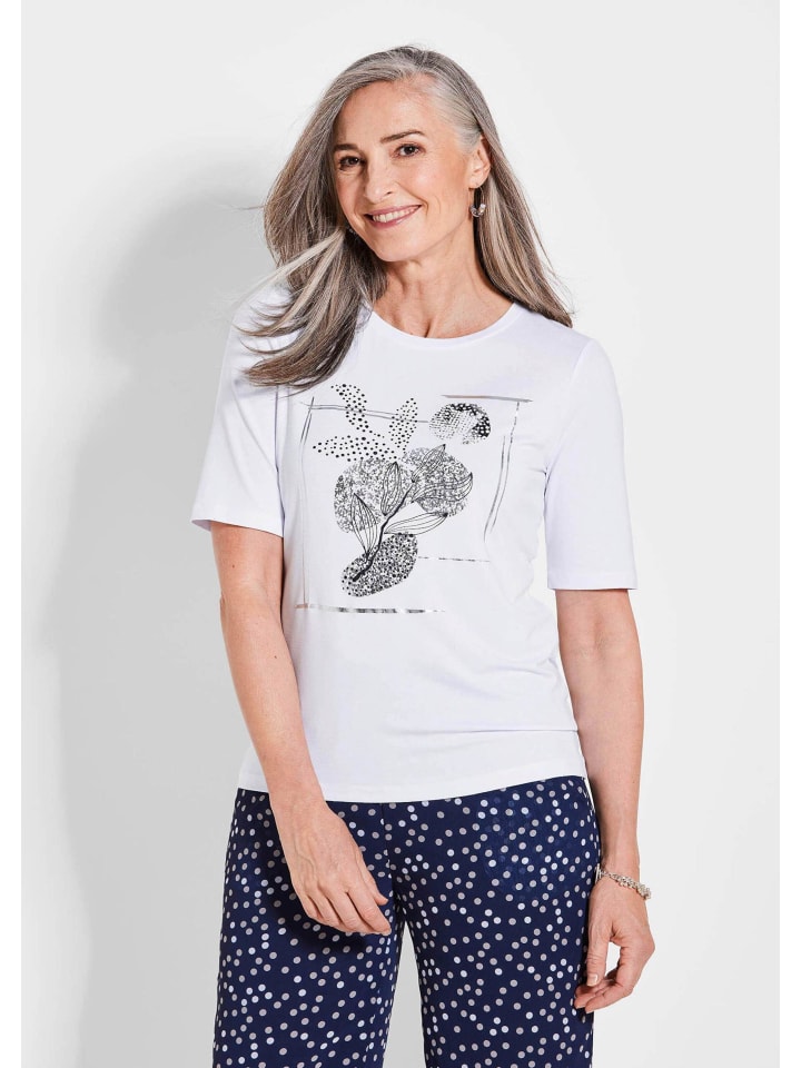 Футболка GOLDNER, цвет weiß/marine/gemustert
Футболка GOLDNER, цвет weiß/marine/gemustert