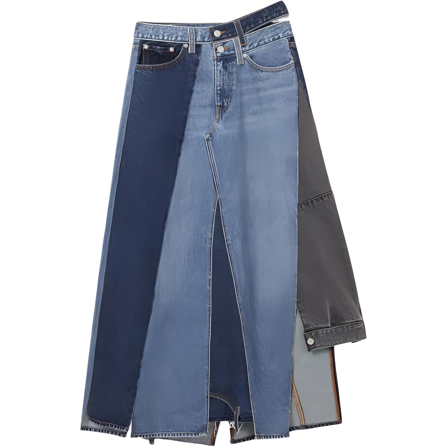 Levis Джинсовая длинная юбка levi’s женская medium blue/light blue/gray
Levis Джинсовая длинная юбка levi’s женская medium blue/light blue/gray