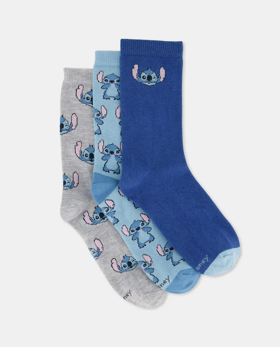 Набор из 3 фантазийных носков STITCH для девочки Cotton Juice, синий
Набор из 3 фантазийных носков STITCH для девочки Cotton Juice, синий