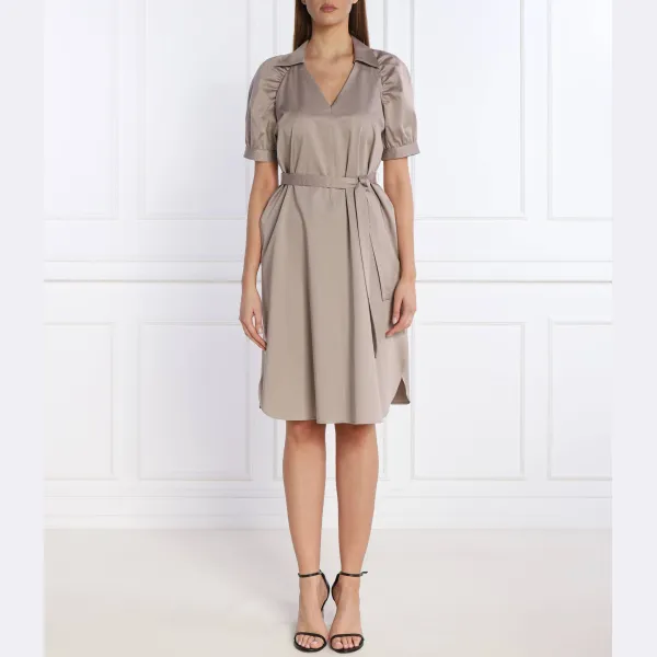 Платье с поясом depera1 Boss, бежевый
Платье с поясом depera1 Boss, бежевый