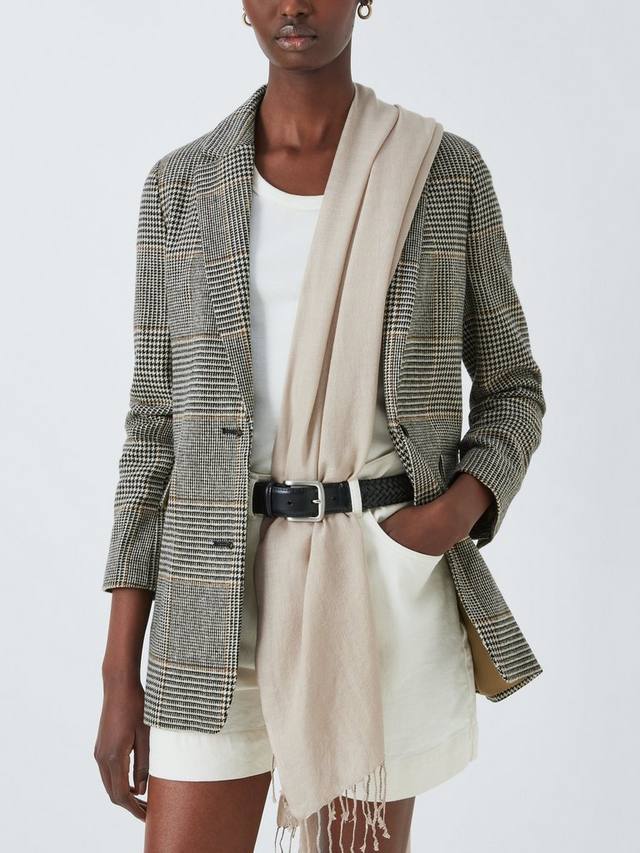 Шарф с бахромой из смеси шерсти John Lewis, цвет Silver Lining
Шарф с бахромой из смеси шерсти John Lewis, цвет Silver Lining