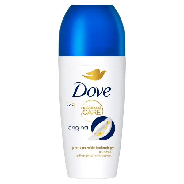 Шариковый антиперспирант для женщин, 50 мл Dove Advanced care original
Шариковый антиперспирант для женщин, 50 мл Dove Advanced care original