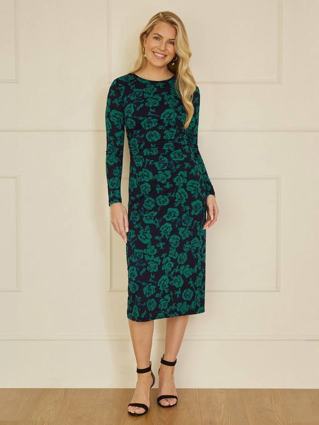 Платье миди из цветочной сетки Yumi, зеленый
Платье миди из цветочной сетки Yumi, зеленый