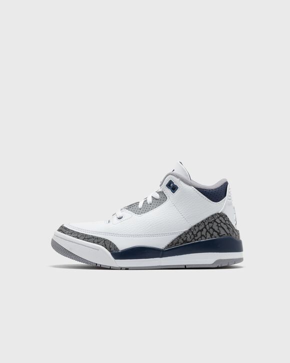 Кроссовки Jordan Jordan 3 Retro 'Midnight Navy' (Ps), цвет white/midnight navy-cement grey-bla
Кроссовки Jordan Jordan 3 Retro 'Midnight Navy' (Ps), цвет white/midnight navy-cement grey-bla