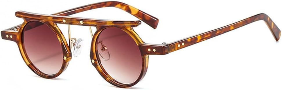 Ретро двухцветные маленькие круглые женские солнцезащитные очки, модные прозрачные линзы с градиентом «океан», мужские панк-солнцезащитные очки UV400 HHZZYVY, Leopard Tea Gradient
Ретро двухцветные маленькие круглые женские солнцезащитные очки, модные прозрачные линзы с градиентом «океан», мужские панк-солнцезащитные очки UV400 HHZZYVY, Leopard Tea Gradient