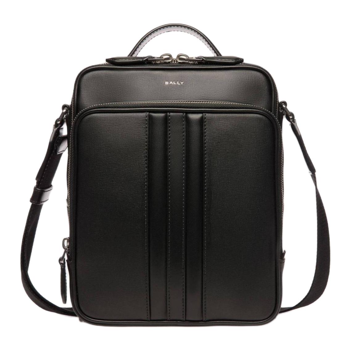 Регенерированная кожаная наплечная сумка через плечо мужская черная BALLY
Регенерированная кожаная наплечная сумка через плечо мужская черная BALLY