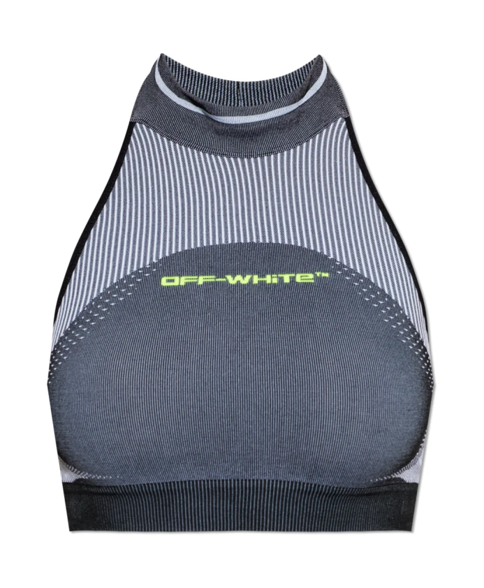 Короткий топ с открытыми плечами Off White, серый
Короткий топ с открытыми плечами Off White, серый