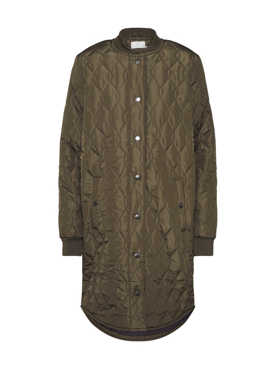 Межсезонное пальто Kaffe Shally, хаки 
Межсезонное пальто Kaffe Shally, хаки