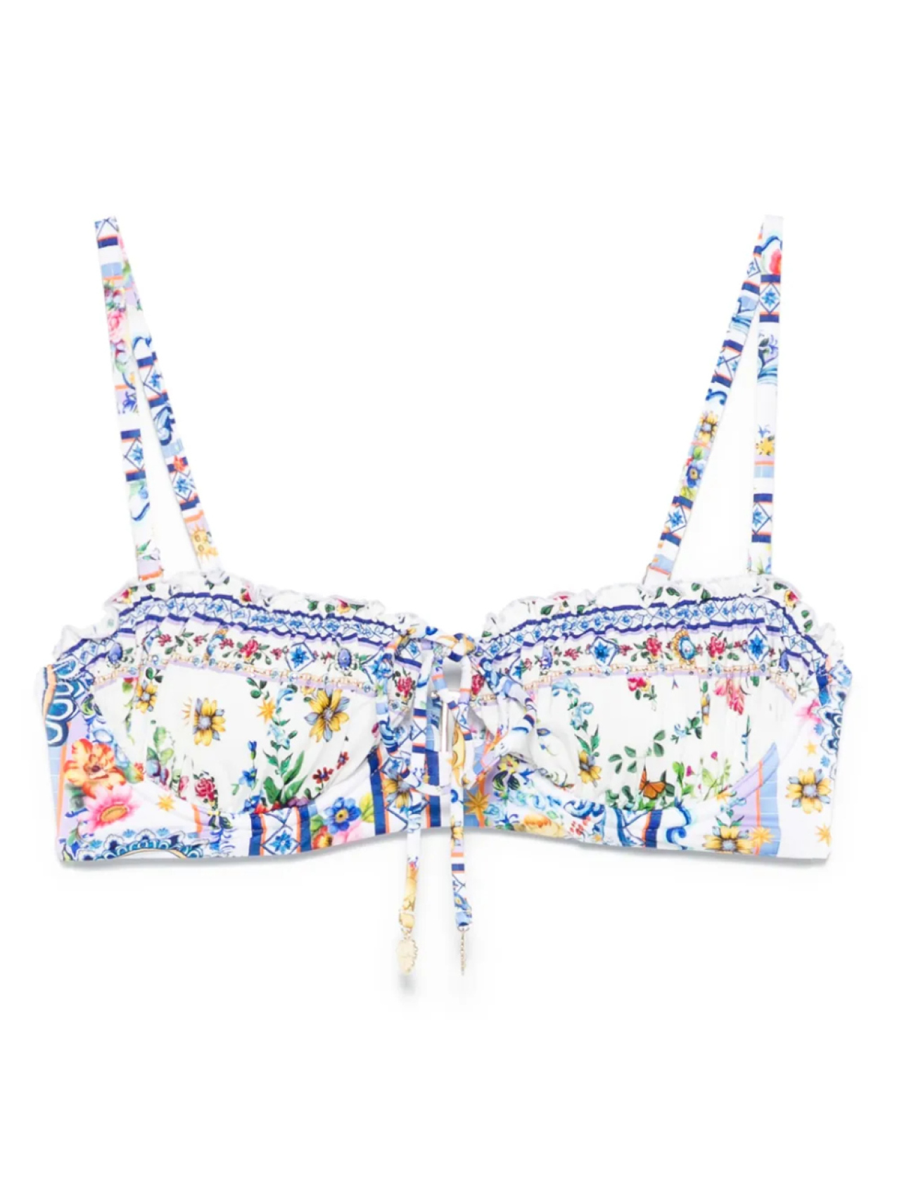 Camilla топ бикини с завязками спереди, белый
Camilla топ бикини с завязками спереди, белый