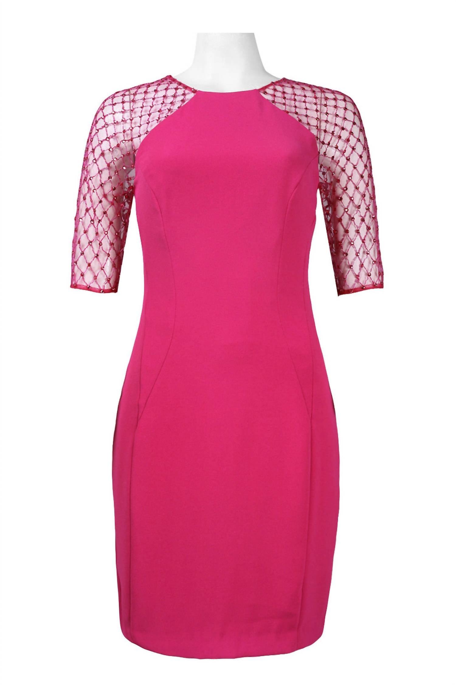 Женское платье со стразами и рукавами-иллюзорами в цвете Azalea Monique Lhuillier
Женское платье со стразами и рукавами-иллюзорами в цвете Azalea Monique Lhuillier