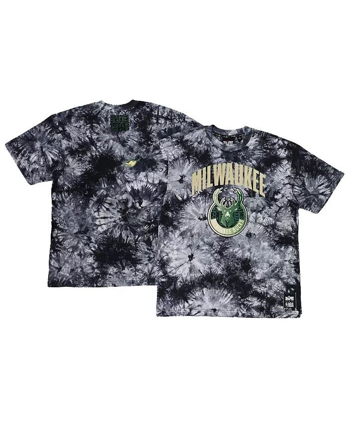 Мужская и женская футболка NBA x Black Milwaukee Bucks Culture & Hoops с принтом тай-дай Two Hype, черный
Мужская и женская футболка NBA x Black Milwaukee Bucks Culture & Hoops с принтом тай-дай Two Hype, черный