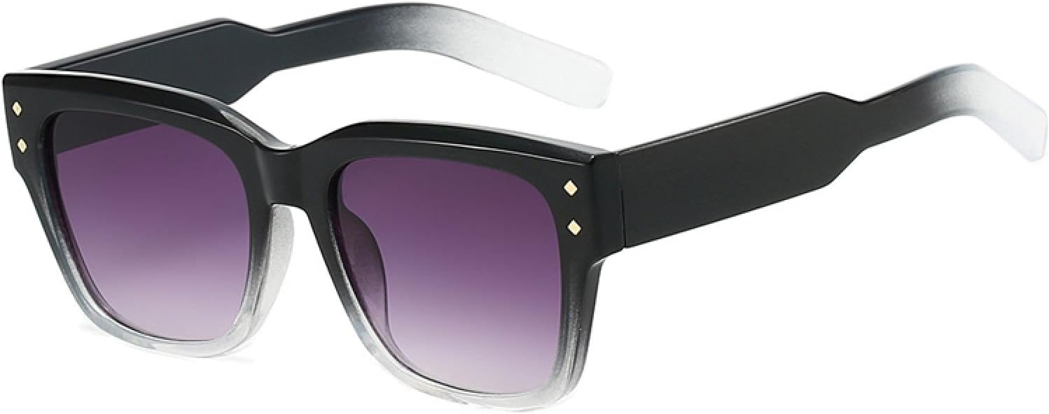 Винтажные солнцезащитные очки с заклепками для мужчин, модные градиентные очки UV400 для женщин, очки для активного отдыха с леопардовым принтом VVTWSSW, Black Gray Gradient
Винтажные солнцезащитные очки с заклепками для мужчин, модные градиентные очки UV400 для женщин, очки для активного отдыха с леопардовым принтом VVTWSSW, Black Gray Gradient