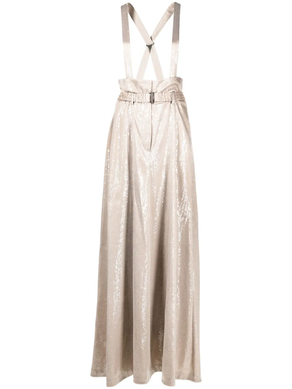 Брюки с завышенной талией и пайетками Brunello Cucinelli, нейтральный
Брюки с завышенной талией и пайетками Brunello Cucinelli, нейтральный