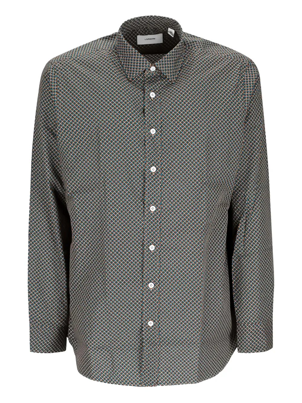 Рубашка с геометричным принтом Lardini, серый
Рубашка с геометричным принтом Lardini, серый